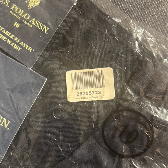 NWT Boys Navy Chino Pants - Picture 3 of 3